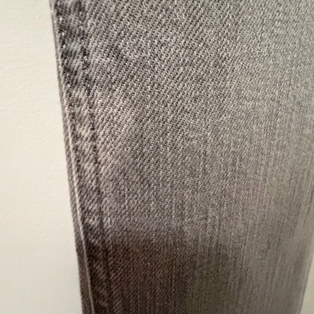 Acne Studios Grey Skinny Jeans Raw Hem Sz 28/34 Designer Luxury Mobwife - Picture 10 of 10